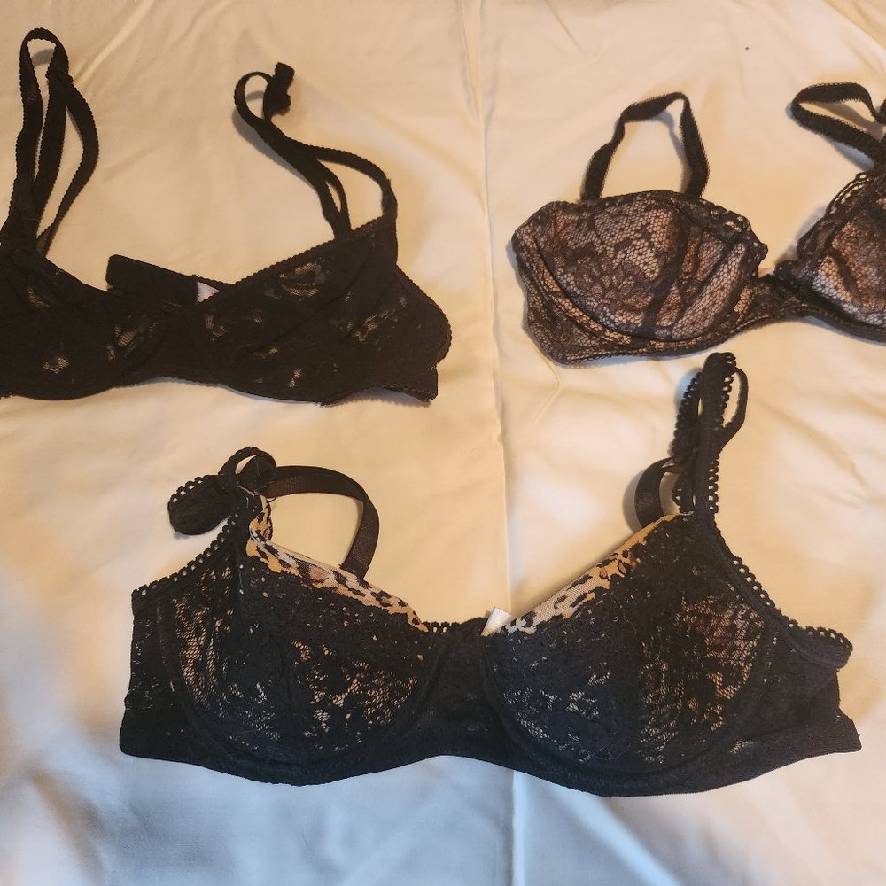 Victoria's Secret/Other Brand Lace Bras (VS-34B/OB-34A)